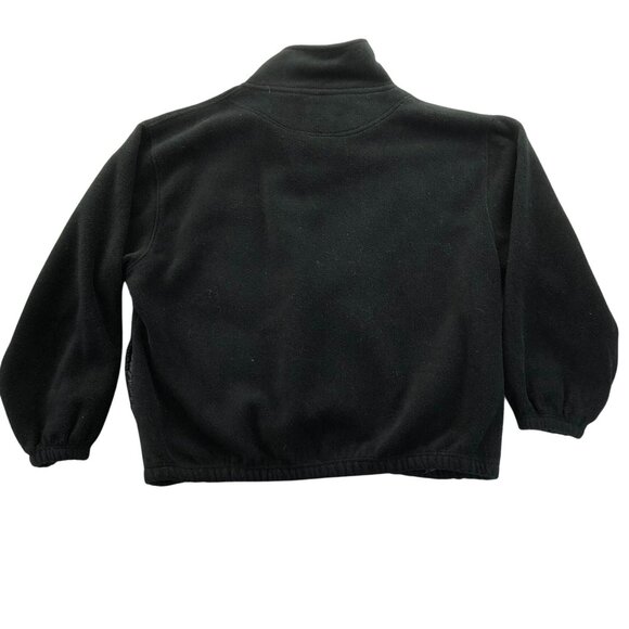 Vintage Sierra Pacific Fleece Jacket XL Outdoors Black Pullover Quater Zip Golf - Picture 2 of 11